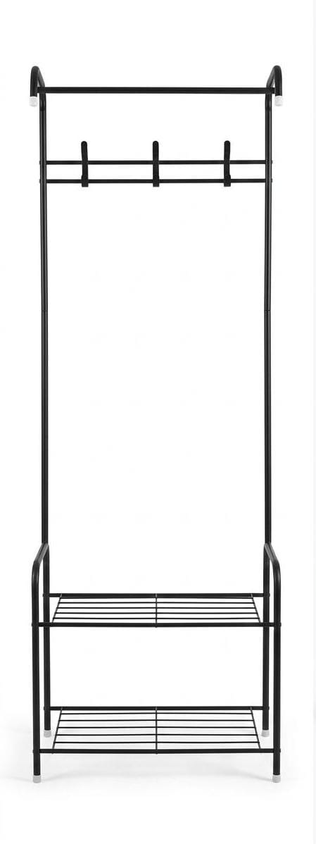 Metall-Kleiderständer mit Ablageflächen